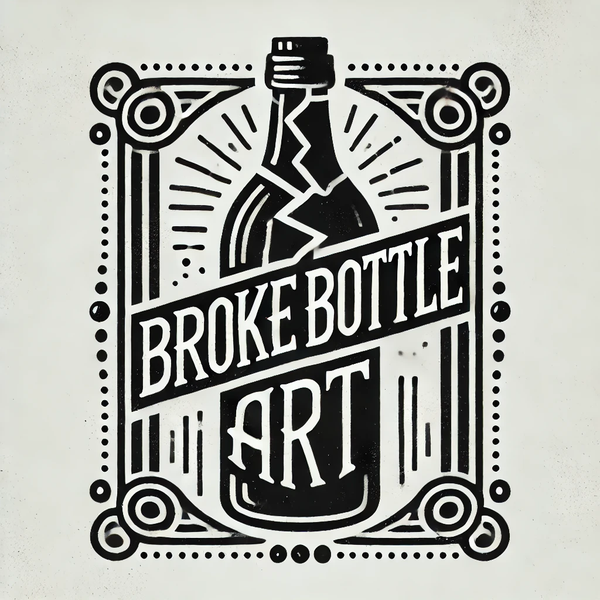 Broke Bottle Art